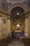 Haifa, Israel, January 26, 2020: Interior and altar at the famous Stella Maris church in Haifa