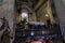 Haifa, Israel, January 26, 2020: Interior and altar at the famous Stella Maris church in Haifa