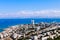 Haifa view of the city from a bird\'s flight