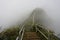 Haiku Stairs to Heaven to Koolau mountain in Oahu island, Hawaii