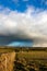 Hail storm clouds