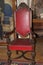 Haile Selassie`s decorated chair in his living quarter