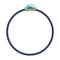 Hair accessorie headband. Illustration of accessory for care and clip hairnine. Woman hair fashion item. Elastic band or