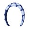 Hair accessorie headband. Illustration of accessory for care and clip hairnine. Woman hair fashion item. Elastic hoop