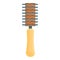 Hair curling comb icon, cartoon style