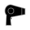 Hair dryer icon. Element of bathroom for mobile concept and web apps icon. Glyph, flat icon for website design and development,