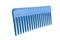 Hair plastic comb isolated