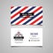 Hair salon barber shop Business Card design template