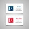 Hair salon barber shop Business Card design vector template