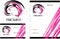 Hair salon modern Logo, Business Card, Flyer