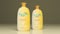 Hair Shampoo plastic bottles. 3d illustration