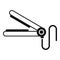 Hair straighter icon simple vector. Hair coloring