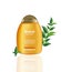 Hair treatment Conditioner Cosmetics Vector realistic mock up. Orange package bottle with logo. Perfect for advertising, flyer, ba