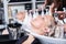 Hair washing at a hairdressing salon