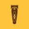 The hairclipper icon. Shaver symbol. Flat