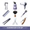 Hairdresser Icons Set