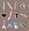 Hairdressing KIT stickers