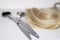 Hairdressing professional scissors made of steel