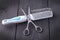 Hairdressing Scissors and massage comb