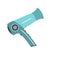 Hairdryer flat icon