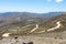 Hairpin bends in the historic Swartberg (Black Mountain) Pass.