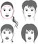 Hairstyles for round face