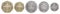 Haiti coins in a row