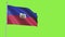 Haiti Flag Slow Motion