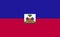 Haiti national flag in exact proportions - Vector