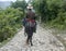 Haitian Kid Guiding Horse