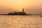 Haji Ali Dargah mosque and tomb on sunset. Mumbai. India