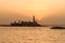 Haji Ali Dargah mosque and tomb on sunset. Mumbai. India