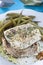 Hake fillet with green beans