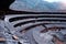 Hakka Roundhouse tulou walled village located in China