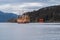 Hakone pirate ship or boat, Hakone Jinja Heiwa no Torii with lake in Hakone old town, Kanagawa, urban city in Japan. Architecture