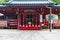 Hakone Shinto shrine on the shores of Lake Ashi