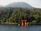 Hakone Shrine\'s Lakefront Torii