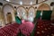 Hala Sultan Tekke mosque interior in Cyprus Larnaka famous tourism travel muslim landmark