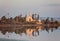 Hala Sultan Tekke or Mosque of Umm Haram on Larnaca Salt Lake in Cyprus.