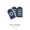 Halakha icon. Trendy flat vector Halakha icon on white background from Religion collection