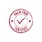 Halal certified grunge round vintage rubber stamp vector image