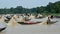 Halda river in chittagong is a natural fish breeding center.Fishermen are catching fry of advanced species