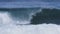 HALEIWA, UNITED STATES OF AMERICA - DECEMBER, 11, 2017: 4K 60p clip of a surfer spit out at pipe surf break in hawaii