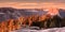 Half Dome Panorama at Sunset