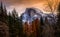 Half Dome Winter Dawn, Yosemite National Park, California