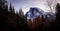 Half Dome Winter Dawn, Yosemite National Park, California