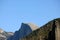 Half Dome, Yosemite National Park, California, zoomed in view from Tunnel View