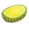 Half durian icon, isometric style