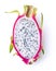 Half of fresh dragon fruit or pitahaya pitaya