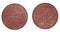 Half kopek, ancient coin,